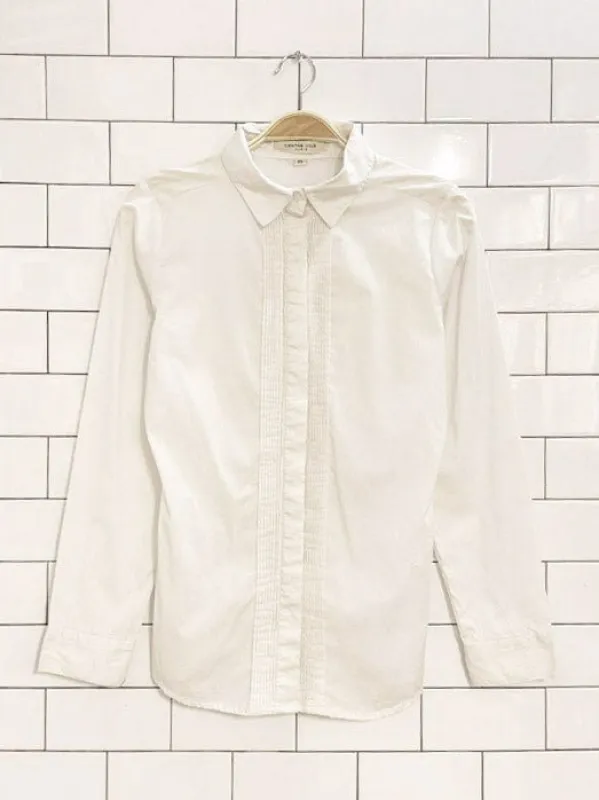 centre ville paris tuxedo pleated shirt made by Good Market Thrift Store