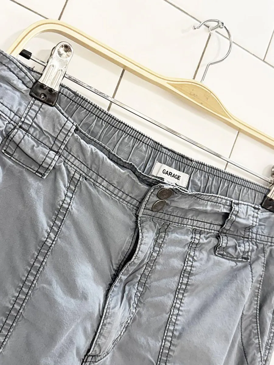 vintage 00s garage cargo parachute pants sold by Good Market Thrift Store product image thumbnail 2