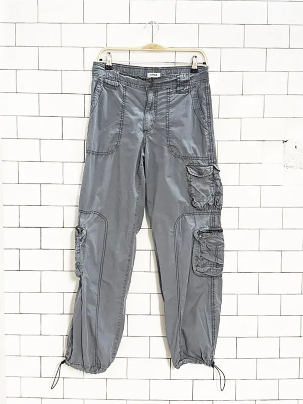 vintage 00s garage cargo parachute pants sold by Good Market Thrift Store