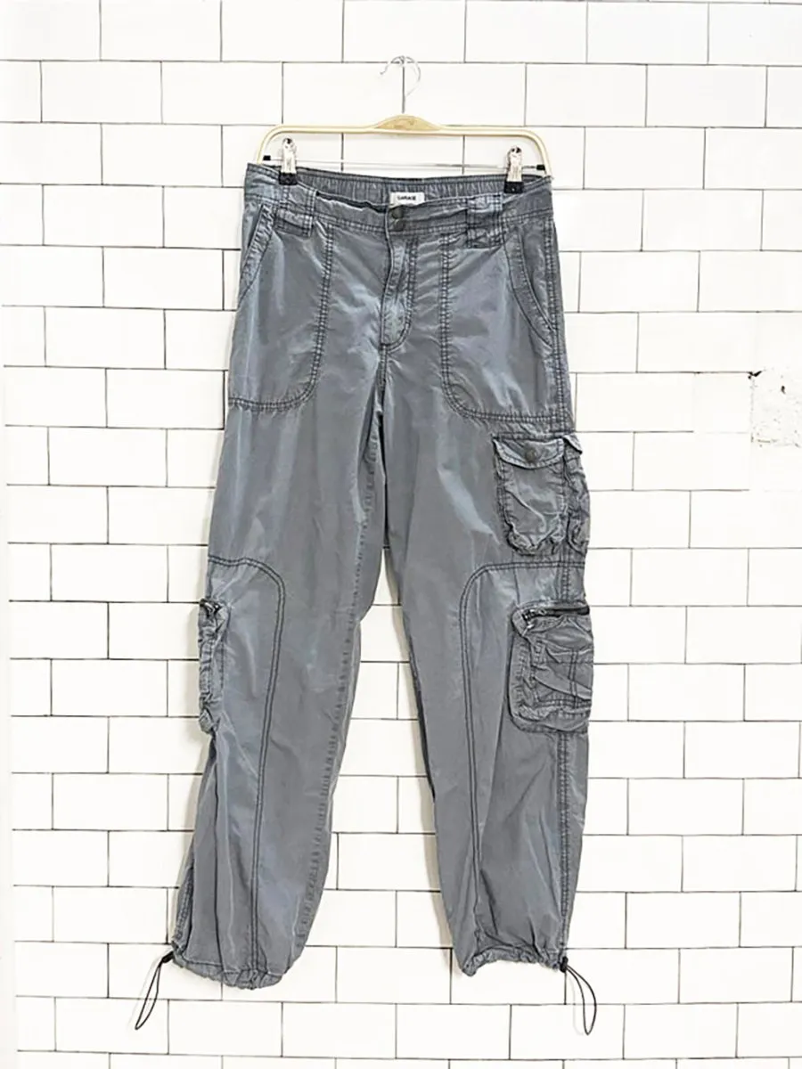 vintage 00s garage cargo parachute pants sold by Good Market Thrift Store