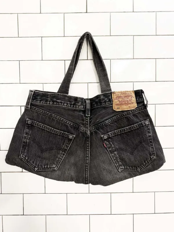 vintage 90s levi's denim tote bag | rework sold by Good Market Thrift Store