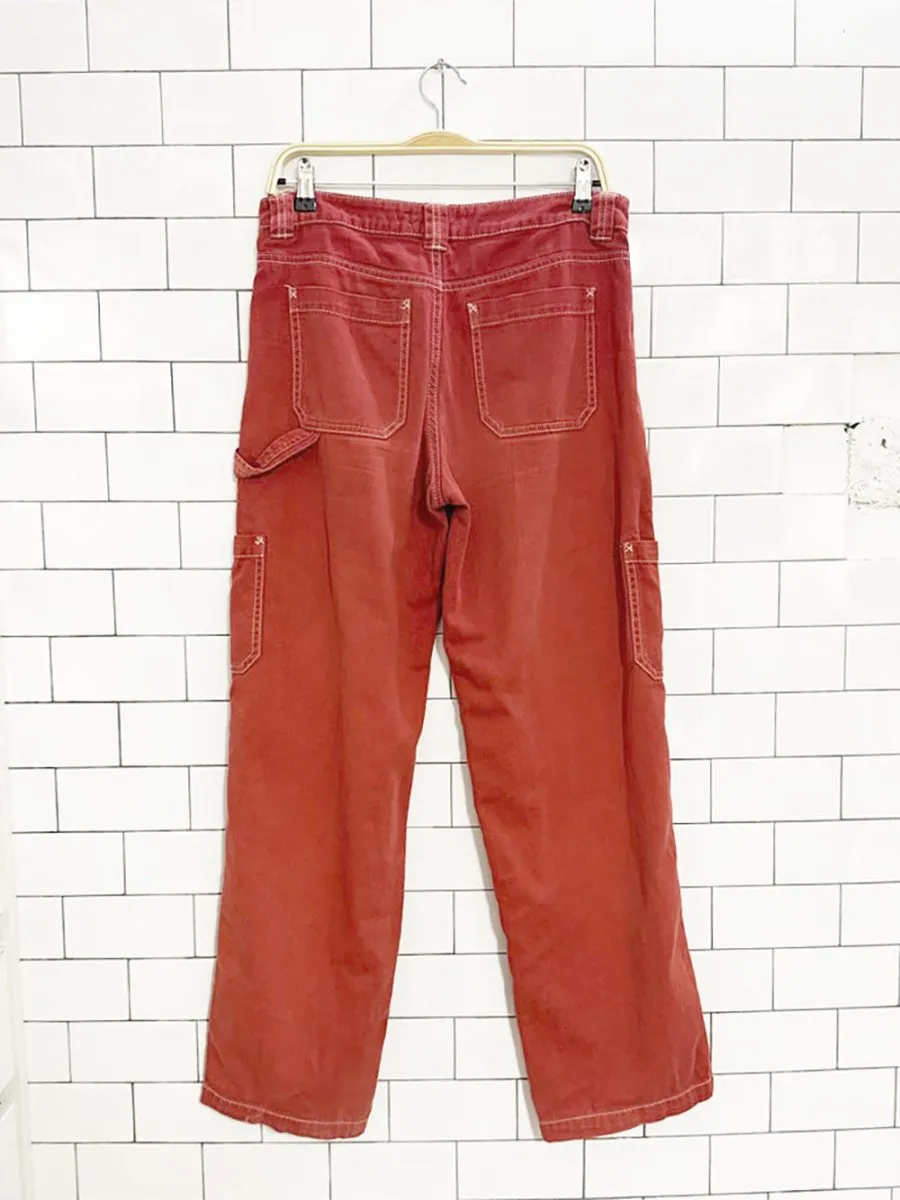 y2k garage contrast stitch utility pants sold by Good Market Thrift Store product image thumbnail 5