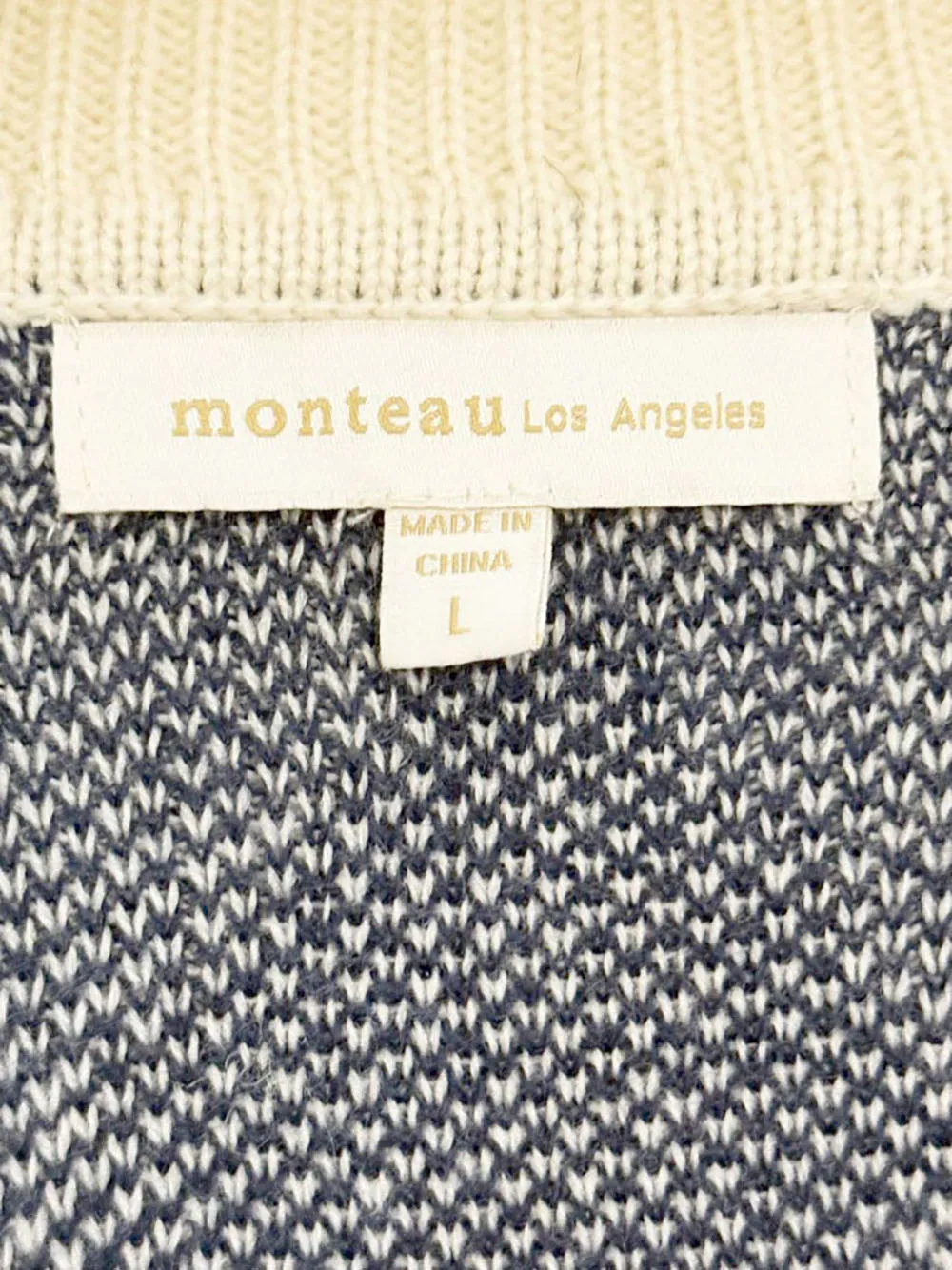 monteau los angeles argyle knit vest | urban outfitters sold by Good Market Thrift Store product image thumbnail 5