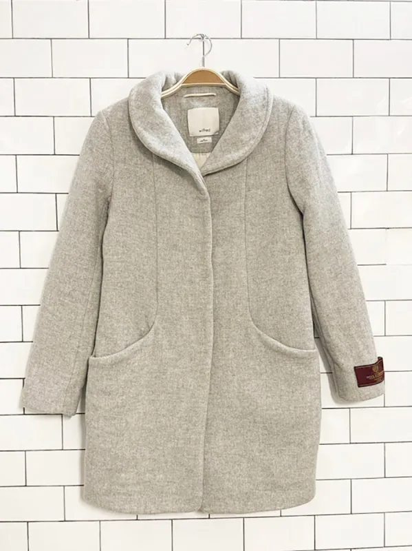 wilfred the cocoon wool-cashmere coat | aritzia made by Good Market Thrift Store