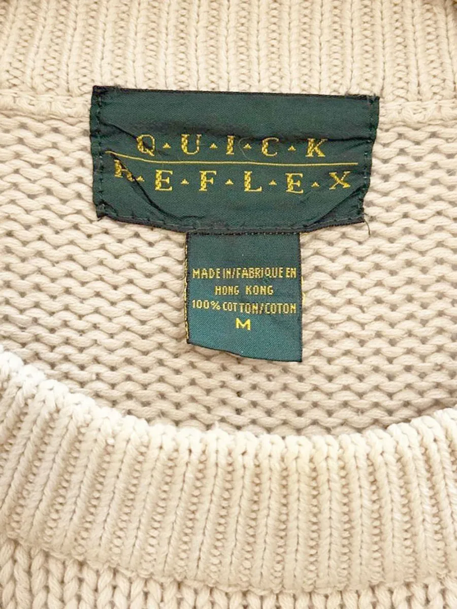 vintage 90s quick reflex western chunky knit sweater sold by Good Market Thrift Store product image thumbnail 5