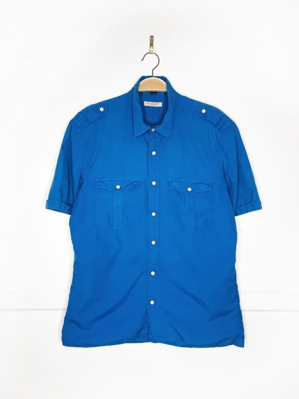 vintage 2013 burberry brit s/s snap button utility shirt made by Good Market Thrift Store