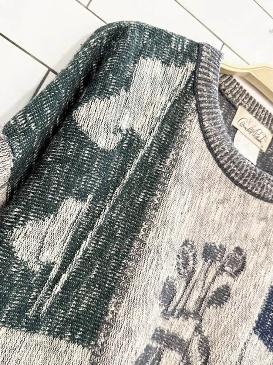 vintage 80s arnold palmer golf knit sweater | made in Canada sold by Good Market Thrift Store product image thumbnail 2