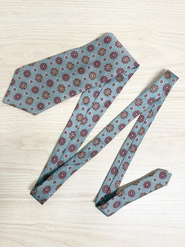 vintage stafford 100% silk monogram tie made by Good Market Thrift Store