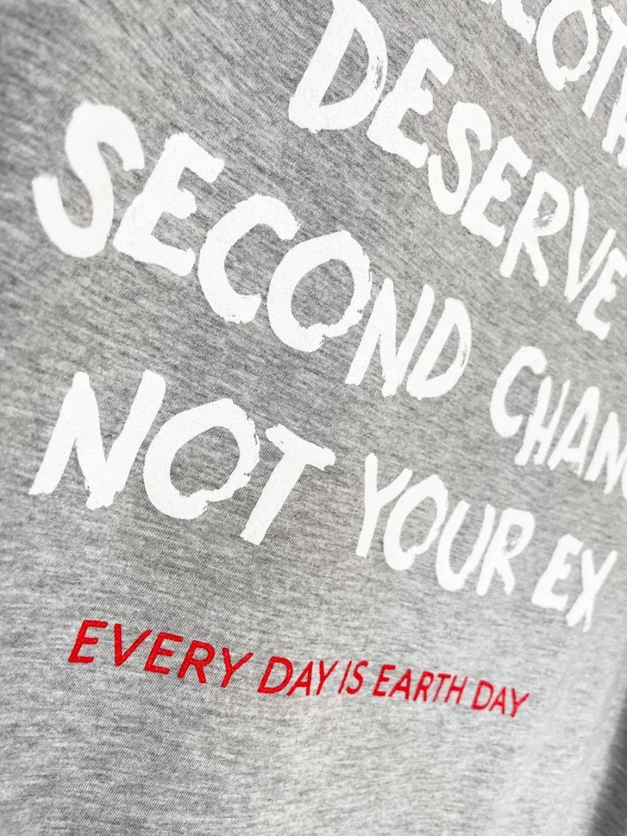 earth day activist x fruit of the loom pocket tee | clothes deserve a second chance not your ex sold by Good Market Thrift Store product image thumbnail 2
