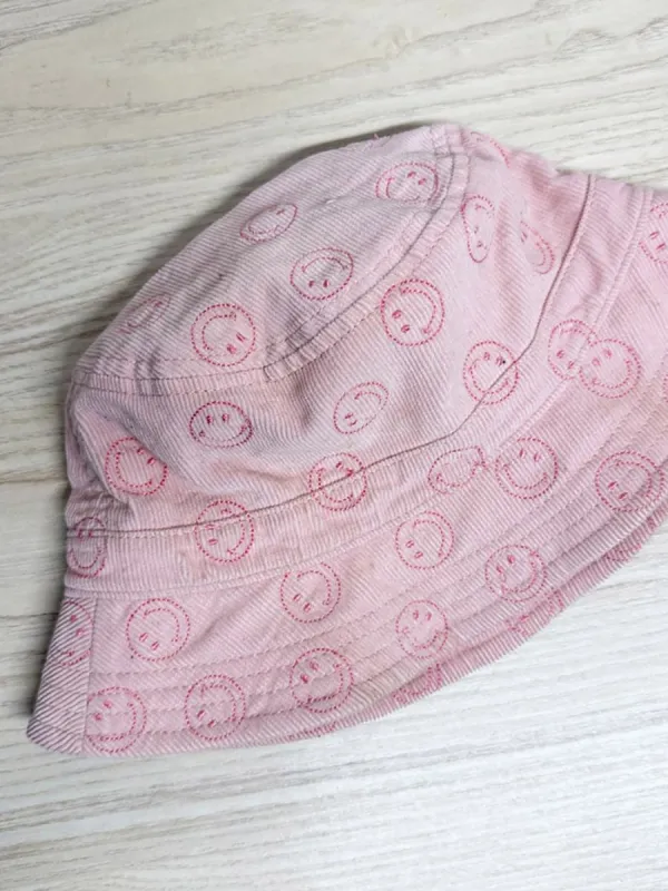 AE corduroy smiley face bucket hat | american eagle made by Good Market Thrift Store