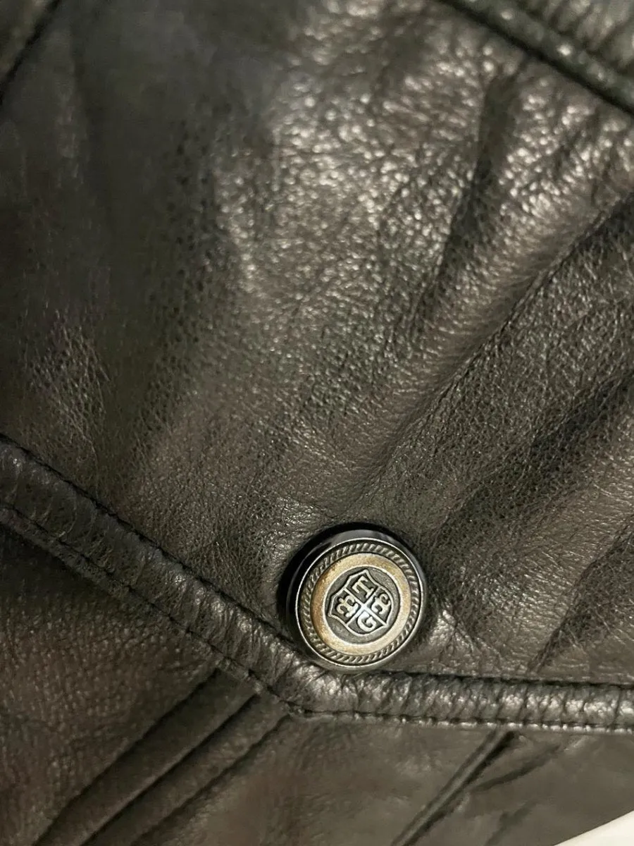vintage 90s danier sport soft leather bomber jacket sold by Good Market Thrift Store product image thumbnail 5