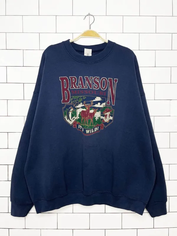 vintage 00s missouri wildlife graphic sweatshirt made by Good Market Thrift Store