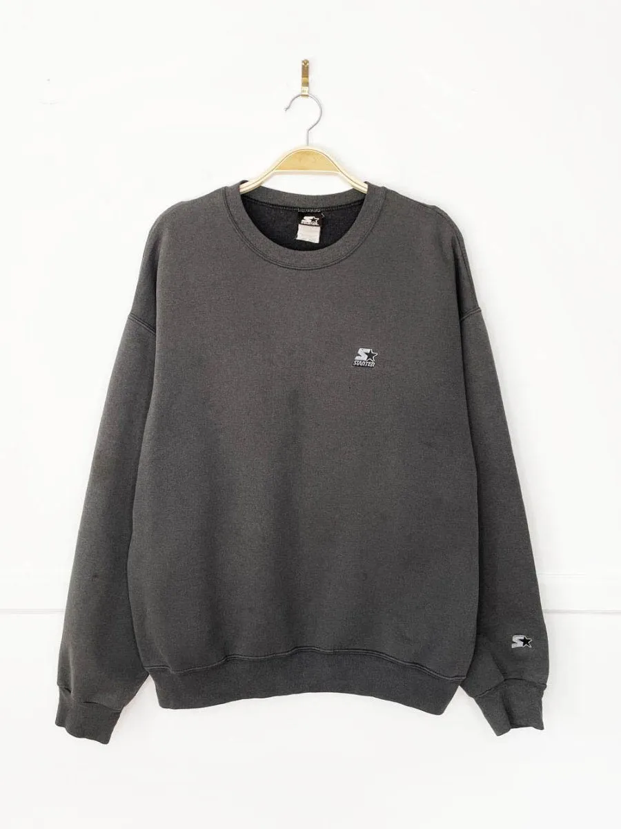 vintage 90s starter blank faded sweatshirt sold by Good Market Thrift Store