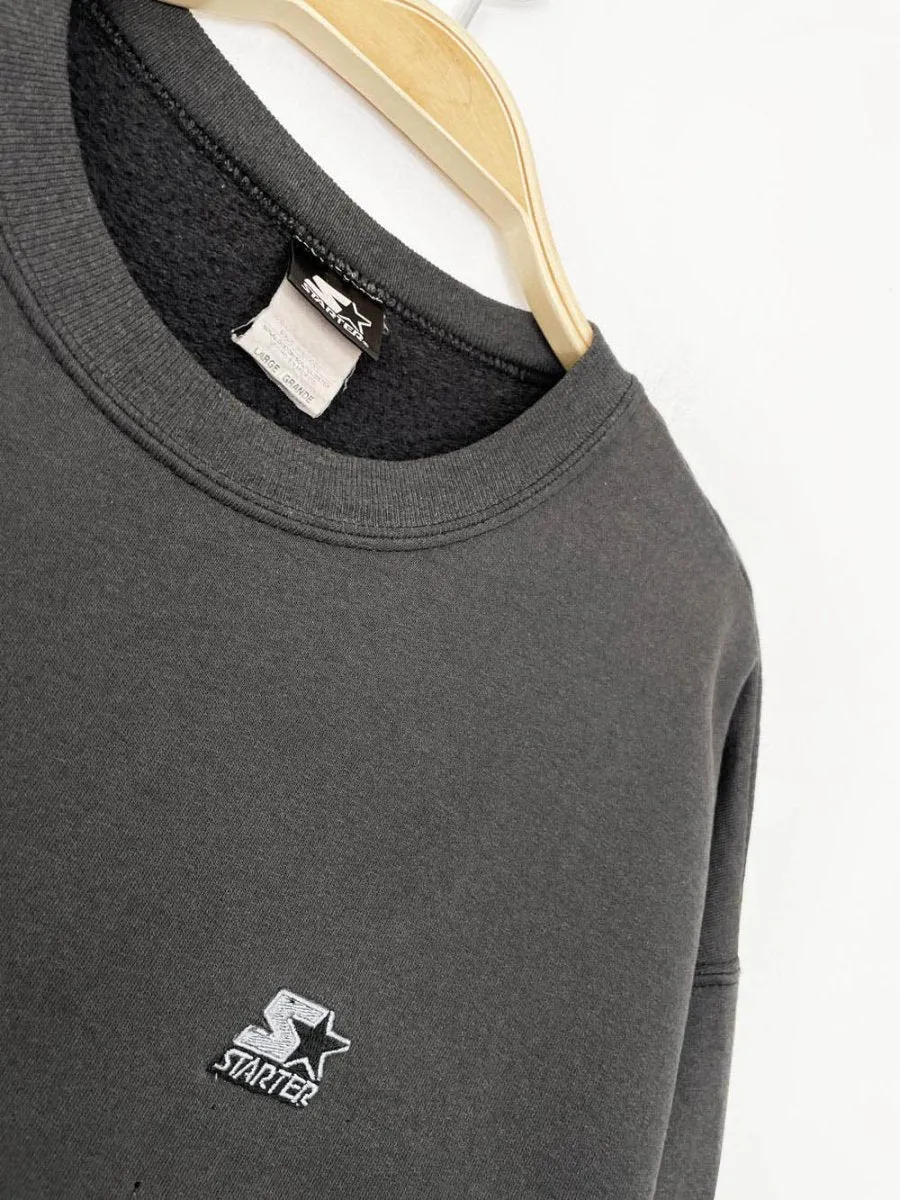 vintage 90s starter blank faded sweatshirt sold by Good Market Thrift Store product image thumbnail 2