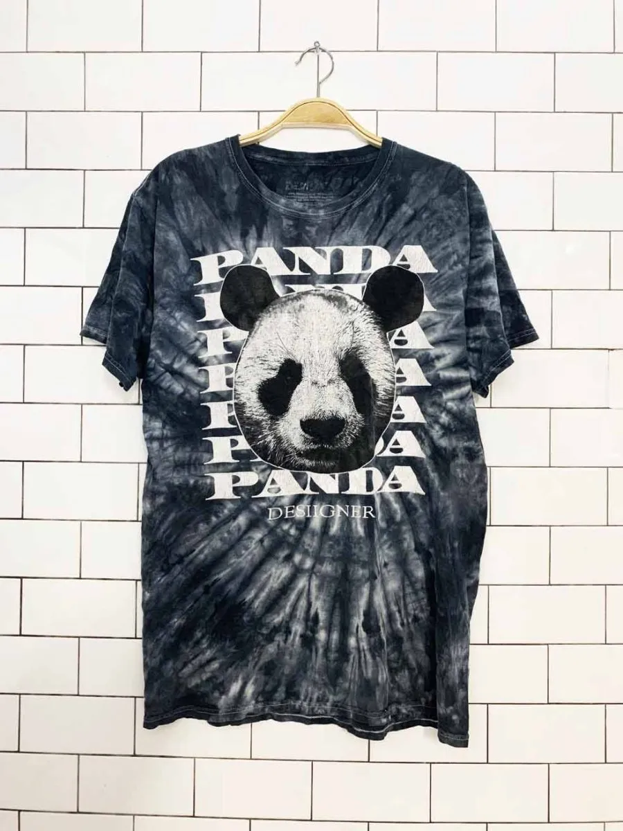 desiigner tie dye panda face animal tee sold by Good Market Thrift Store