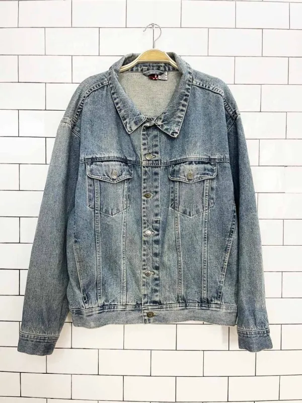 vintage 90s mossimo cali star soft denim jacket made by Good Market Thrift Store