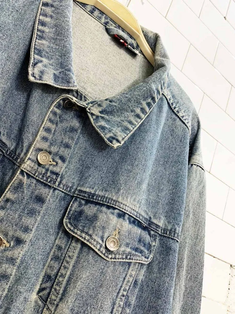vintage 90s mossimo cali star soft denim jacket sold by Good Market Thrift Store product image thumbnail 5