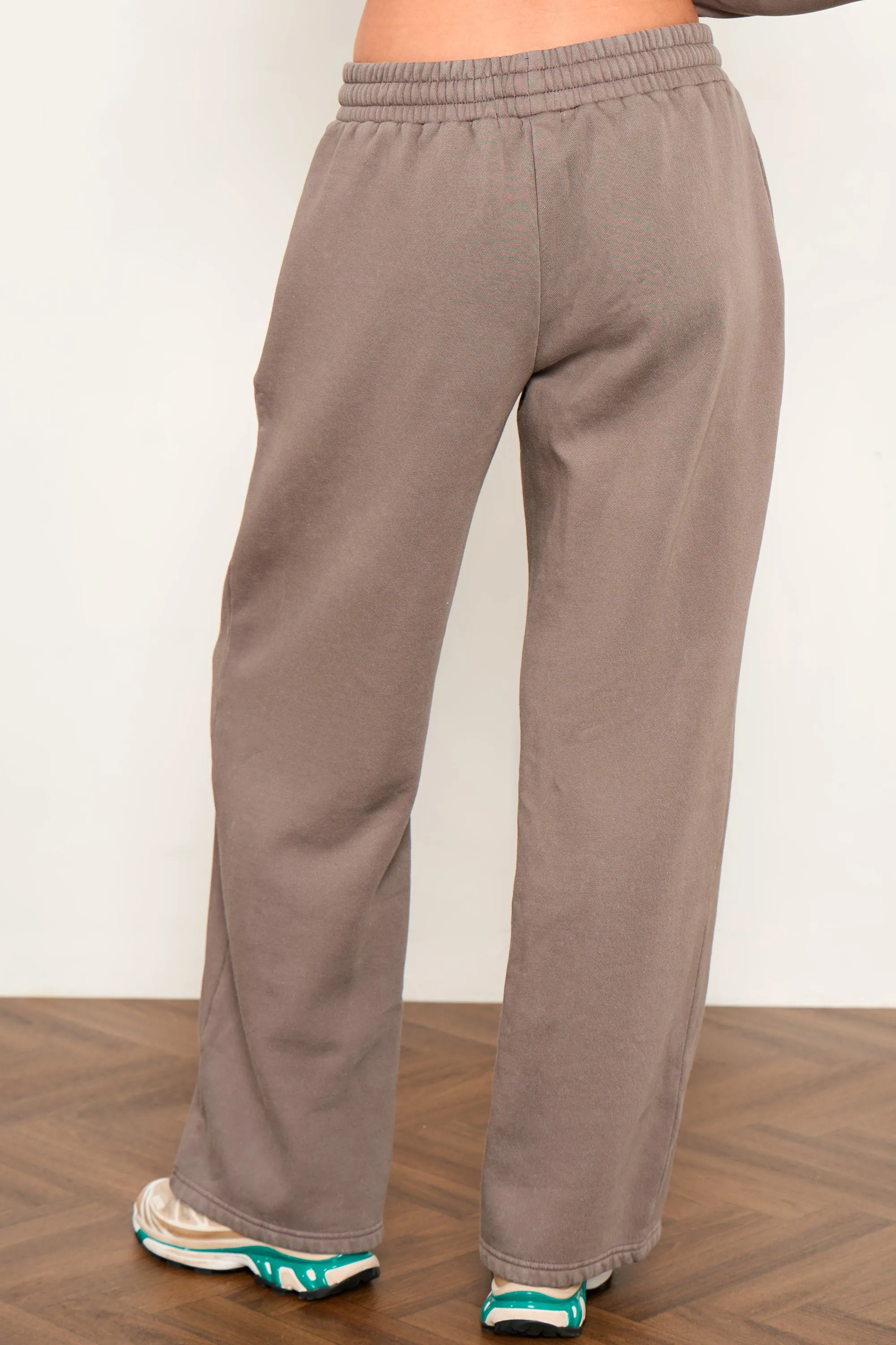 Kaiia Studio Embossed Wide Leg Joggers Storm Grey sold by Kaiia the label product image thumbnail 4