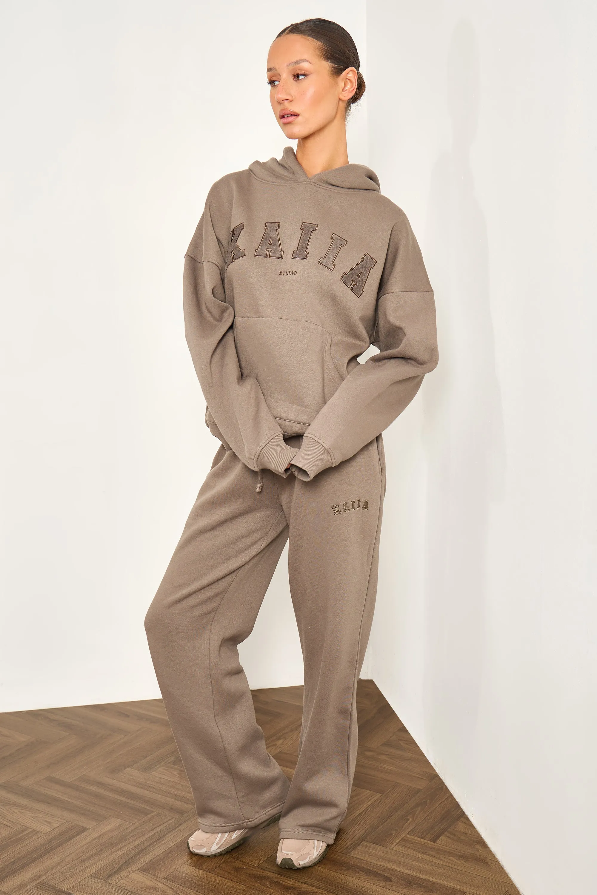 Kaiia Studio Oversized Hoodie Grey Taupe sold by Kaiia the label product image thumbnail 3
