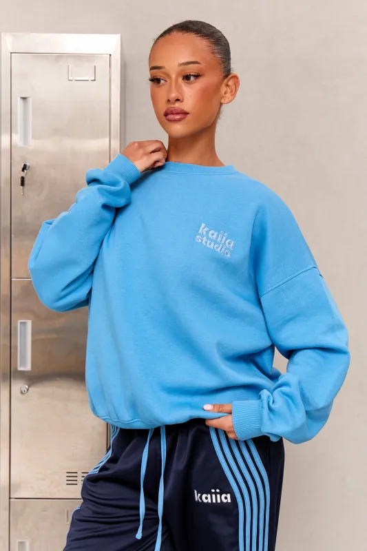 Kaiia Studio Oversized Sweatshirt Vibrant Blue sold by Kaiia the label