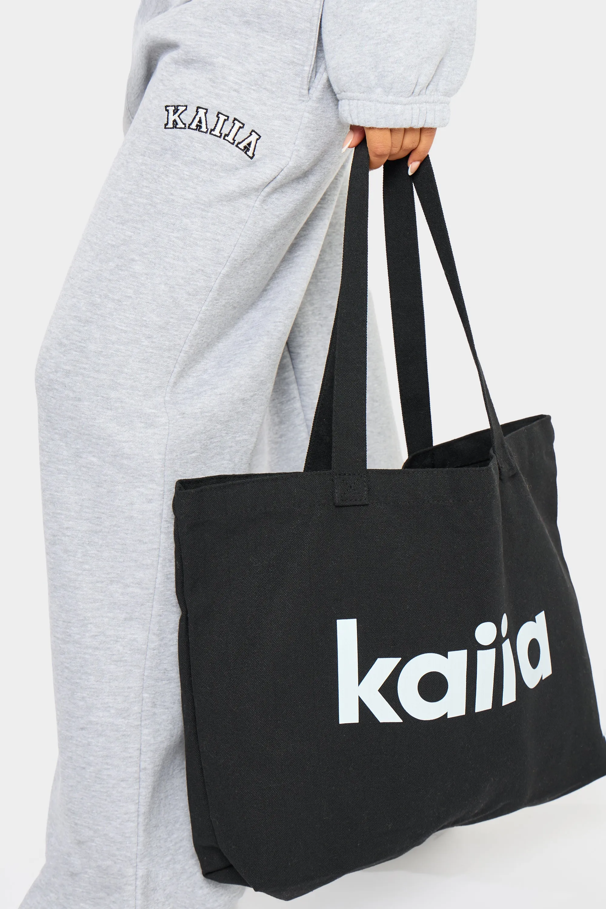 Kaiia Tote Bag Black & White sold by Kaiia the label product image thumbnail 2