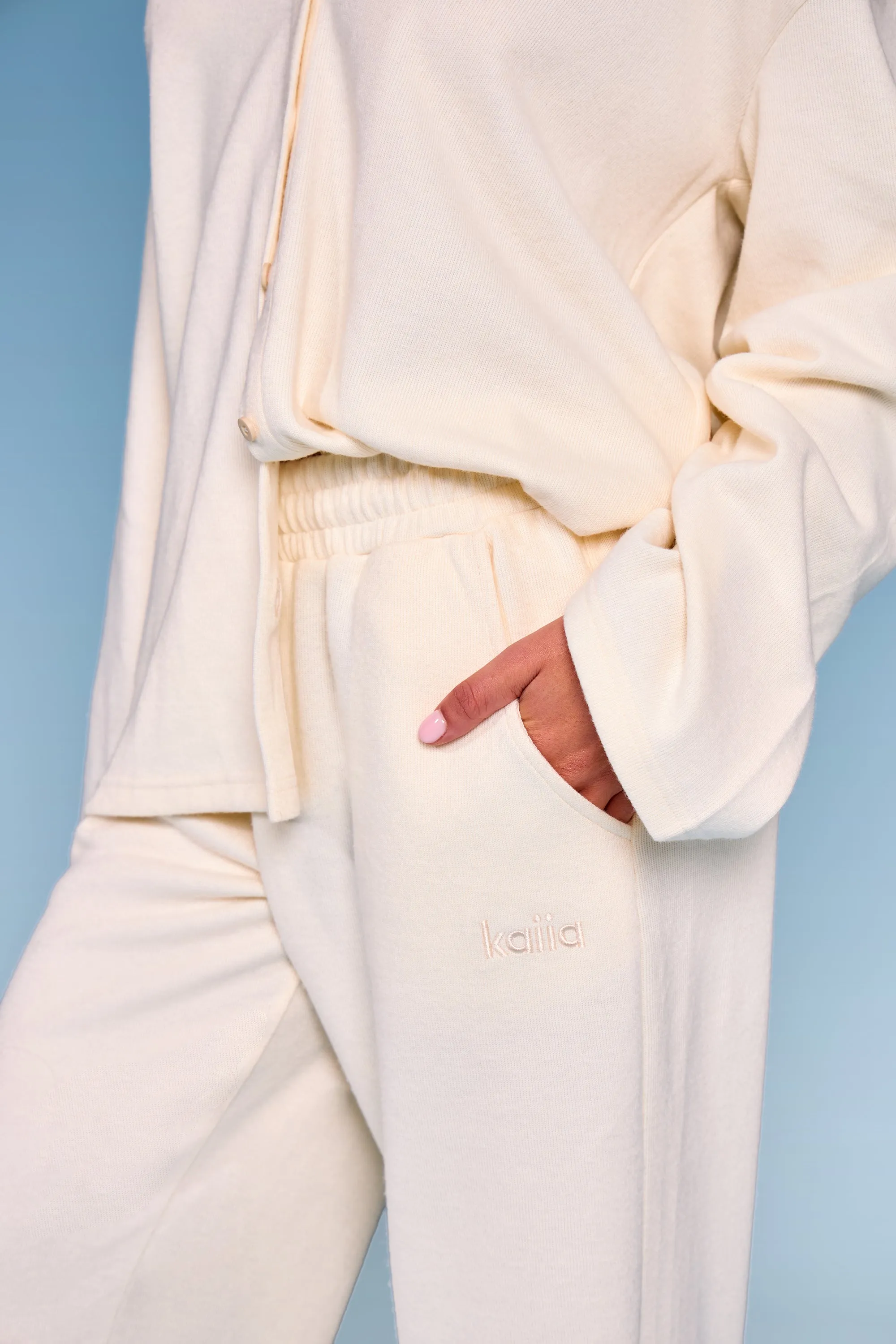 Kaiia Supersoft Wide Leg Trousers Winter White sold by Kaiia the label product image thumbnail 2