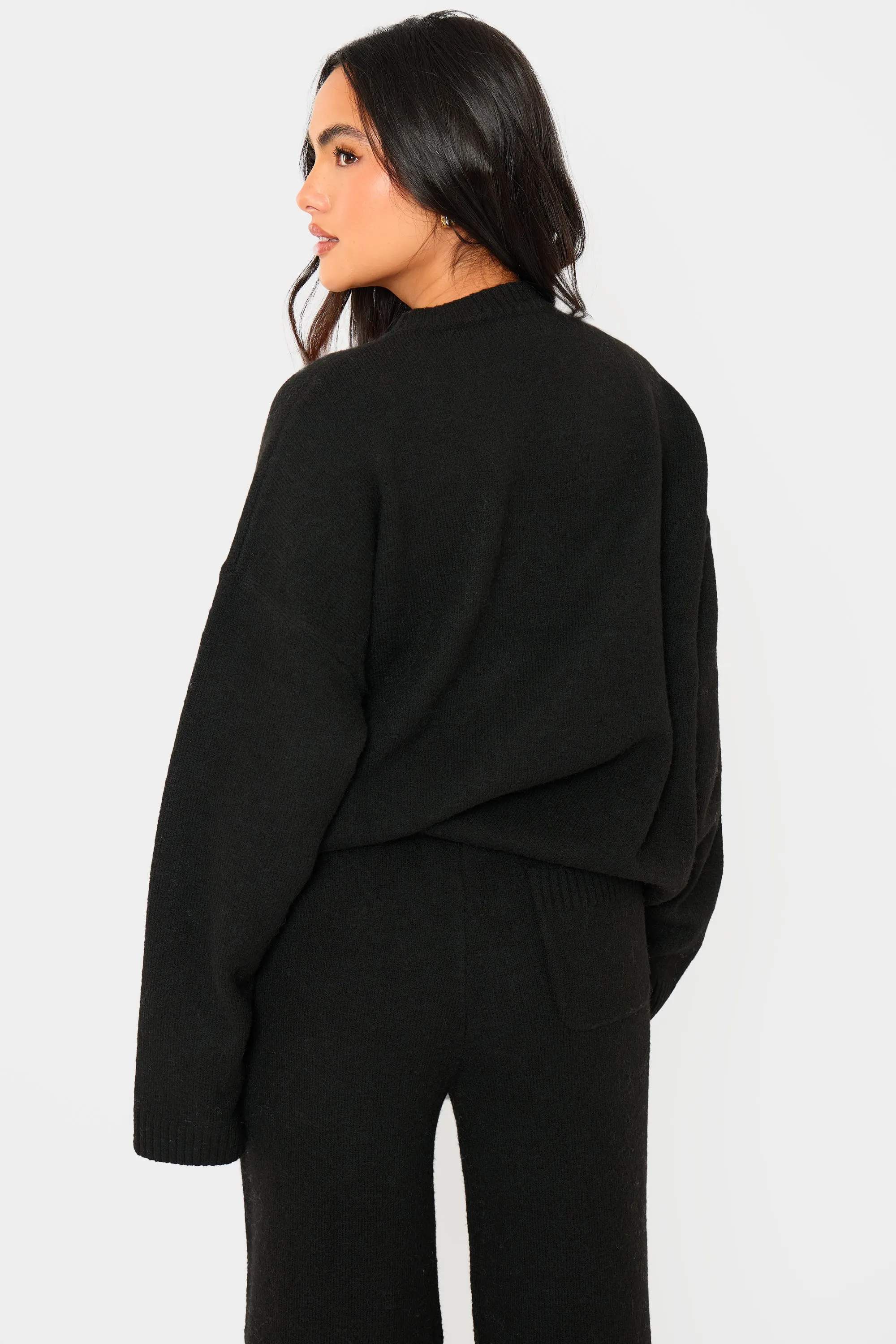 Kaiia Knit Oversized Sweatshirt Black sold by Kaiia the label product image thumbnail 4