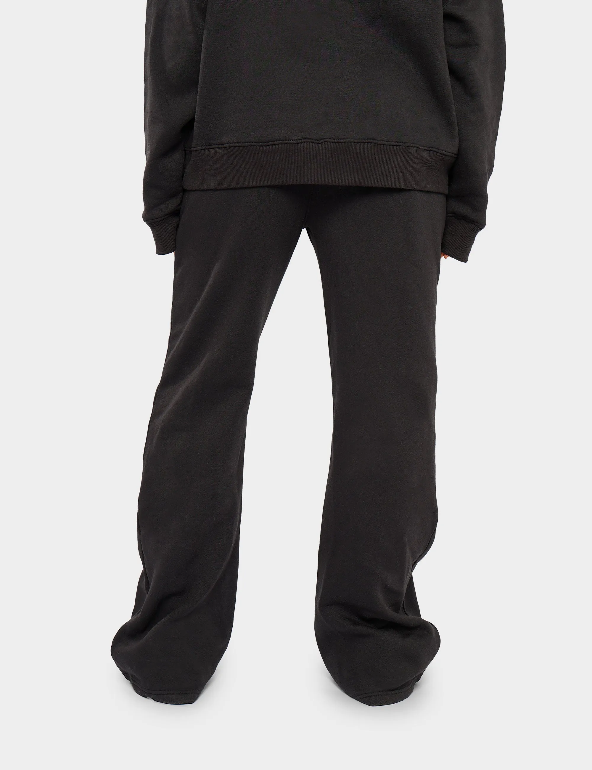 Kaiia KTL Logo Wide Leg Joggers Black on Black sold by Kaiia the label product image thumbnail 4