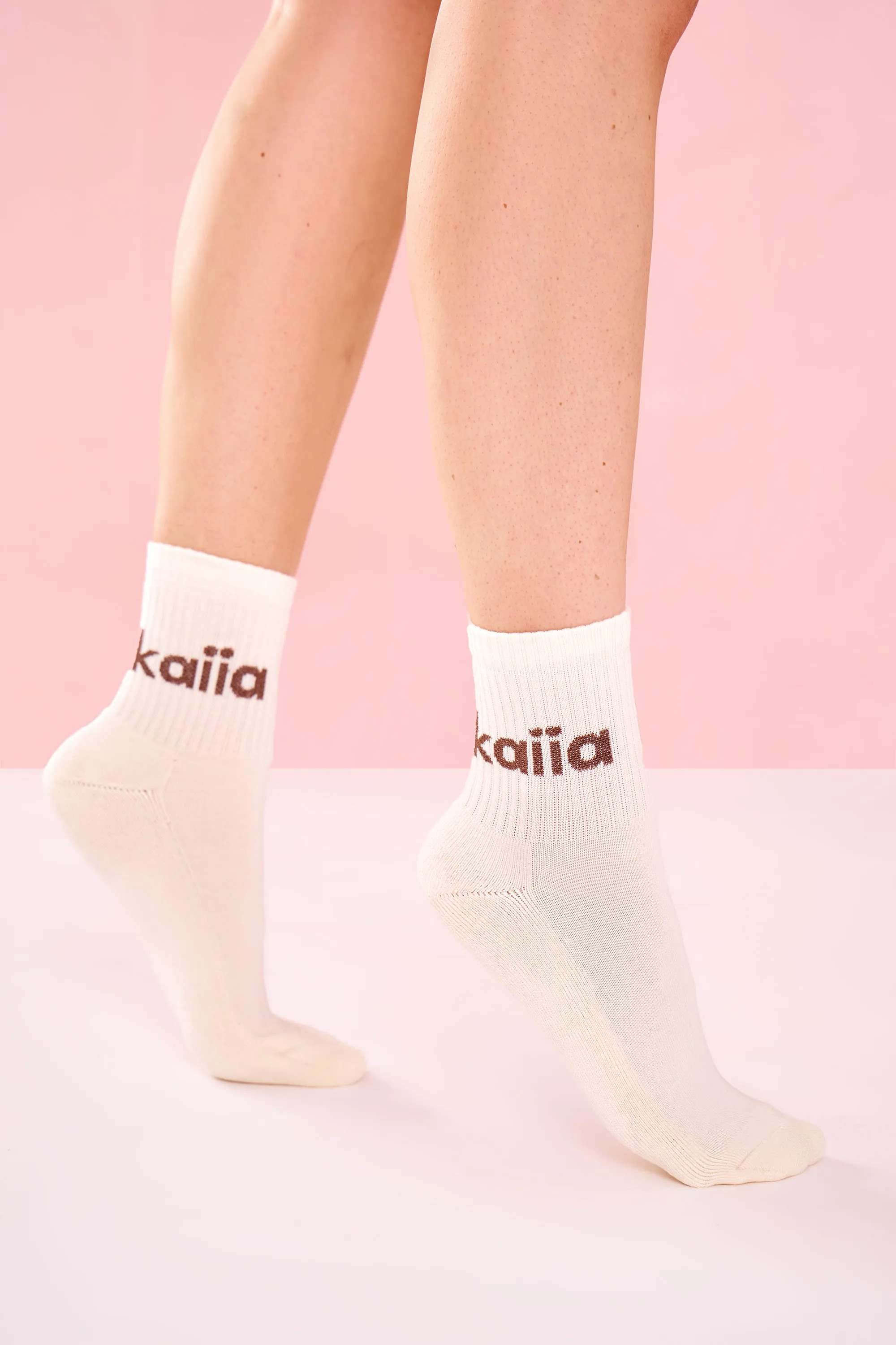 Pack of Three Kaiia Logo Socks Multi sold by Kaiia the label product image thumbnail 3