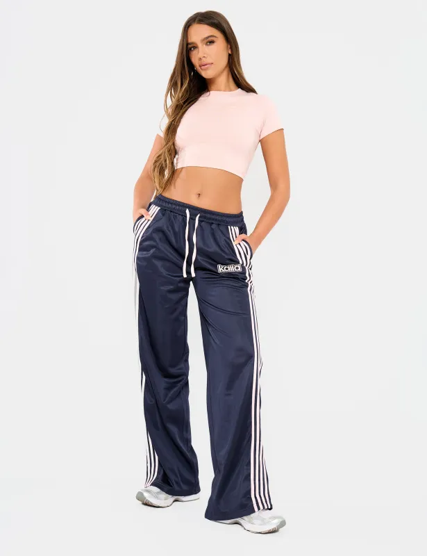 Kaiia Logo Tricot Joggers Navy & Pink sold by Kaiia the label