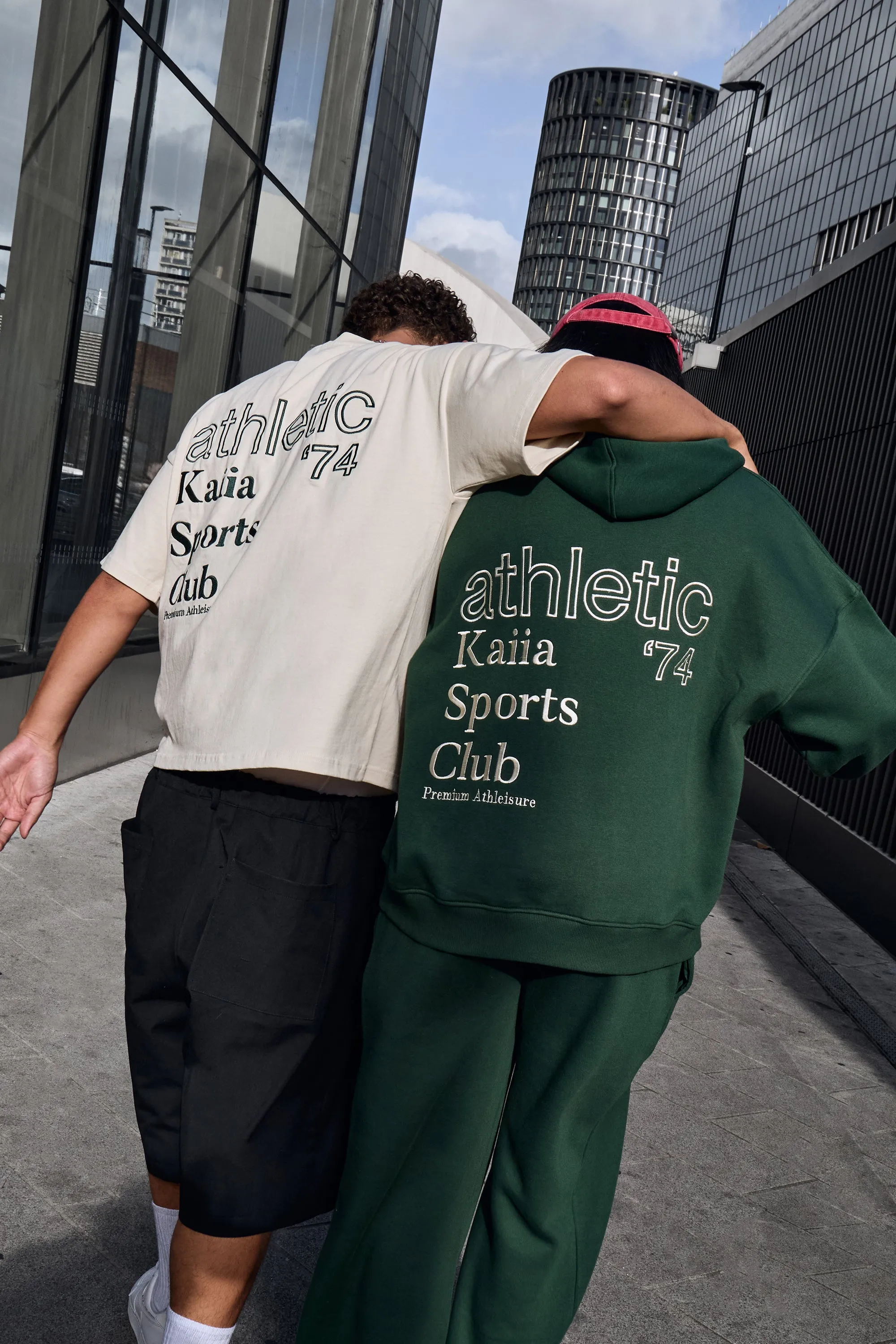Kaiia Athletic Sport Oversized Hoodie Emerald Green sold by Kaiia the label product image thumbnail 3