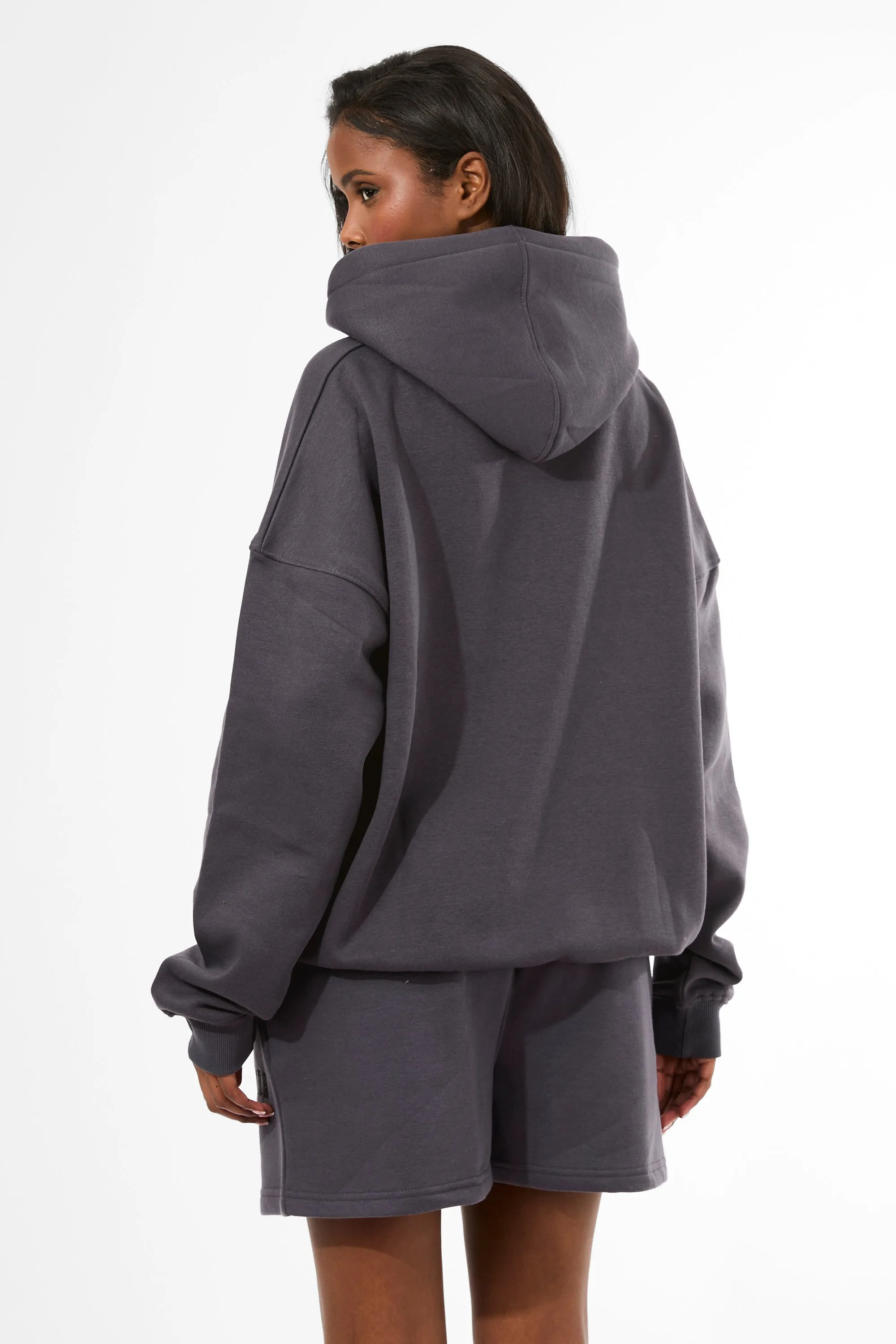 Kaiia Sport Oversized Hoodie Dark Grey & Black sold by Kaiia the label product image thumbnail 4
