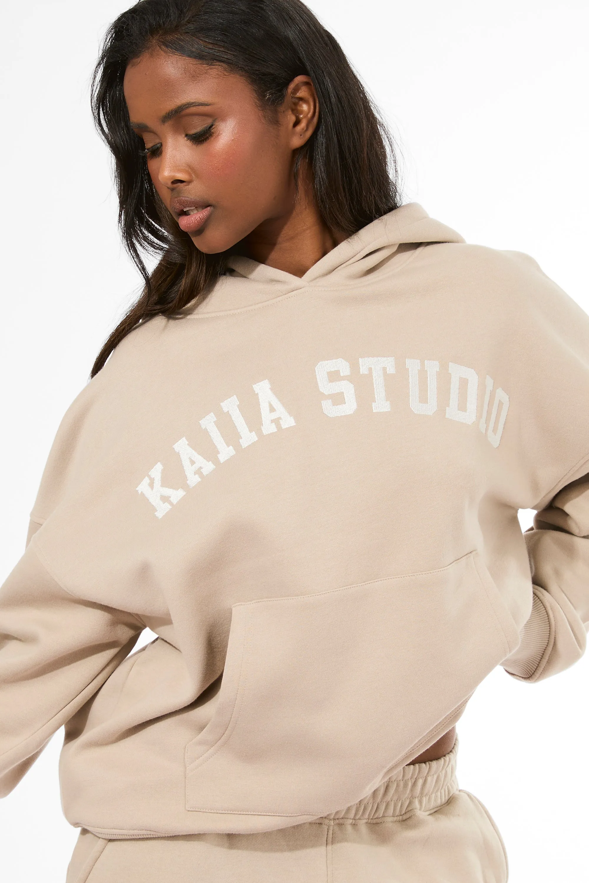 Kaiia Studio Oversized Hoodie Stone sold by Kaiia the label product image thumbnail 2