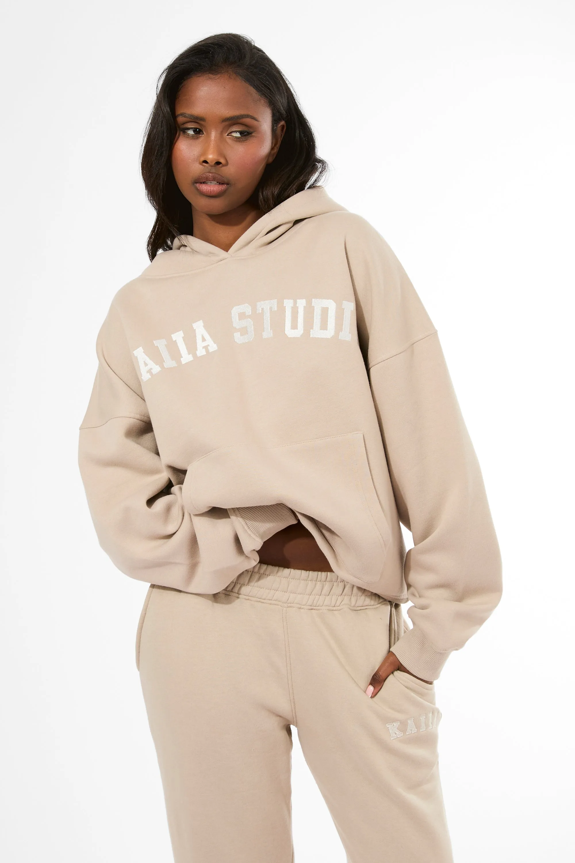Kaiia Studio Oversized Hoodie Stone sold by Kaiia the label