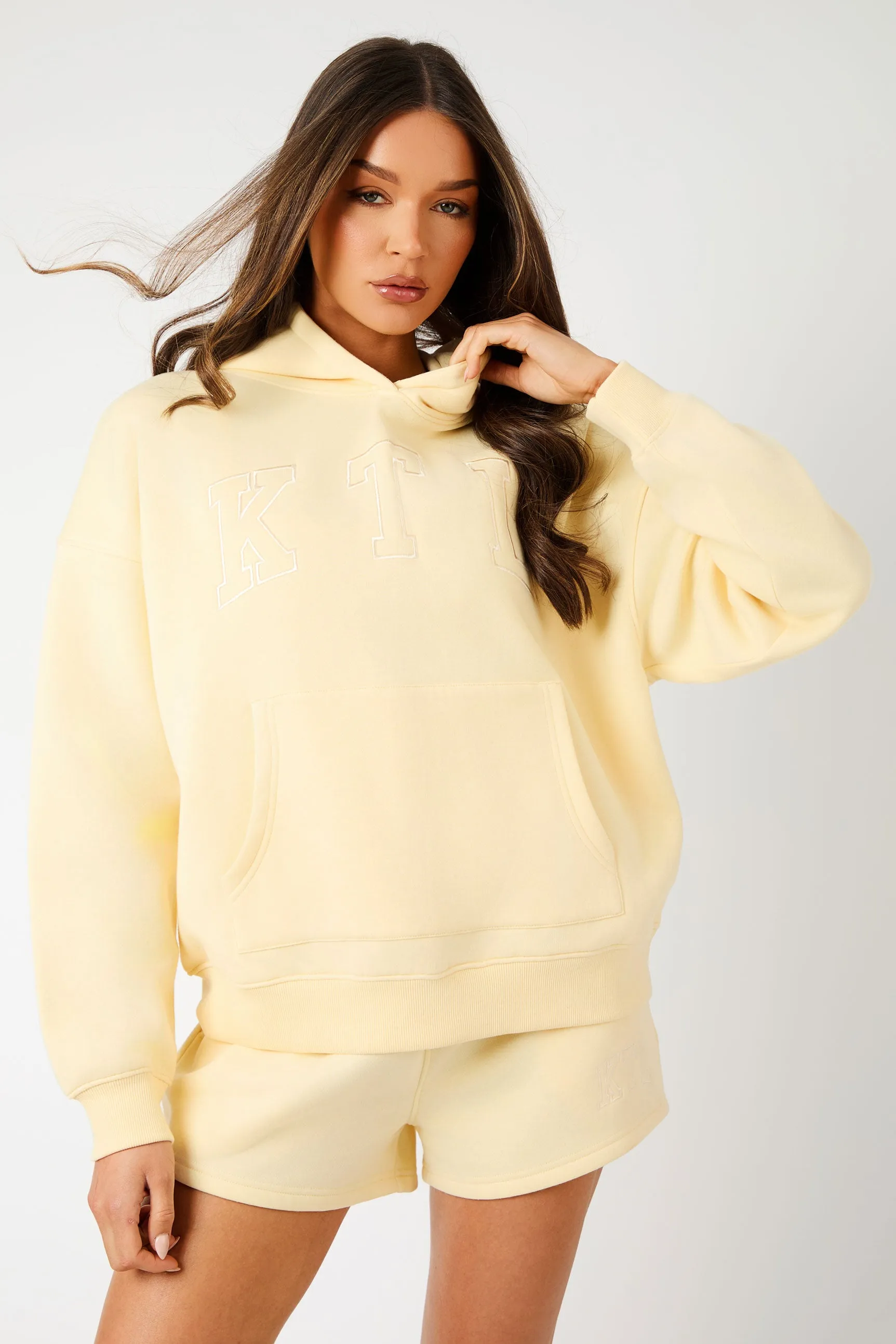 Kaiia KTL Logo Oversized Hoodie Lemon Frosting sold by Kaiia the label