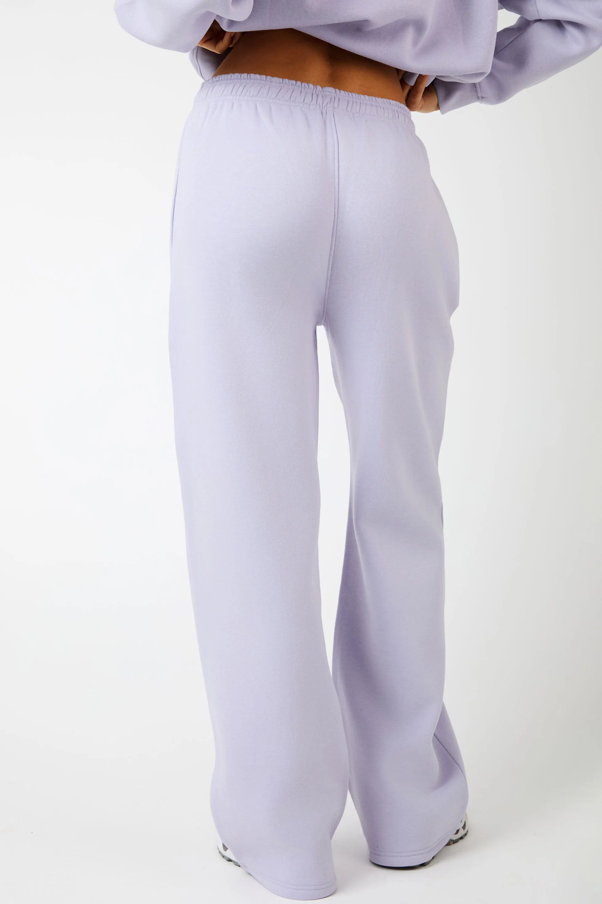 Kaiia KTL Logo Wide Leg Joggers Iced Lilac sold by Kaiia the label product image thumbnail 4