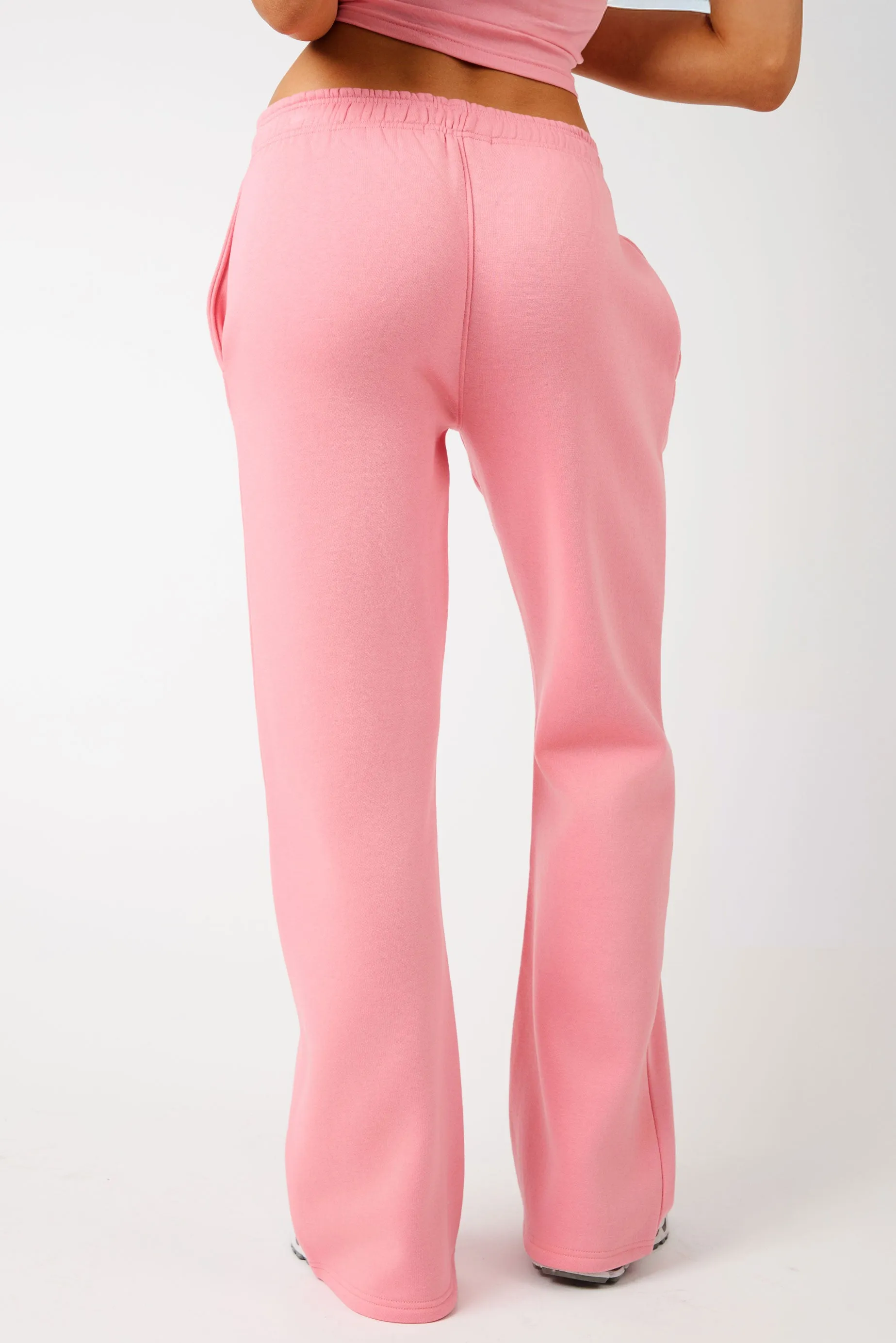Kaiia KTL Logo Wide Leg Joggers Angel Pink sold by Kaiia the label product image thumbnail 5