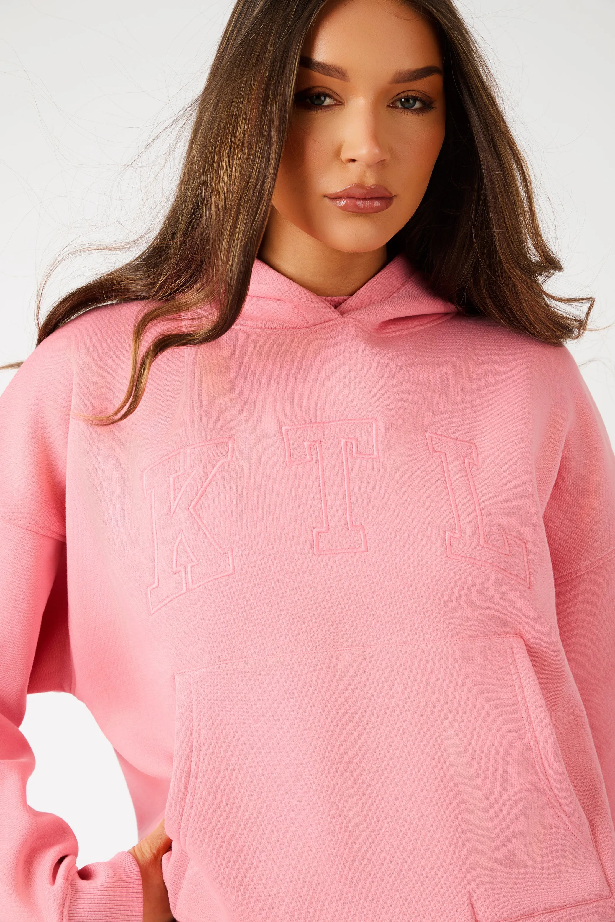 Kaiia KTL Logo Oversized Hoodie Angel Pink sold by Kaiia the label product image thumbnail 2