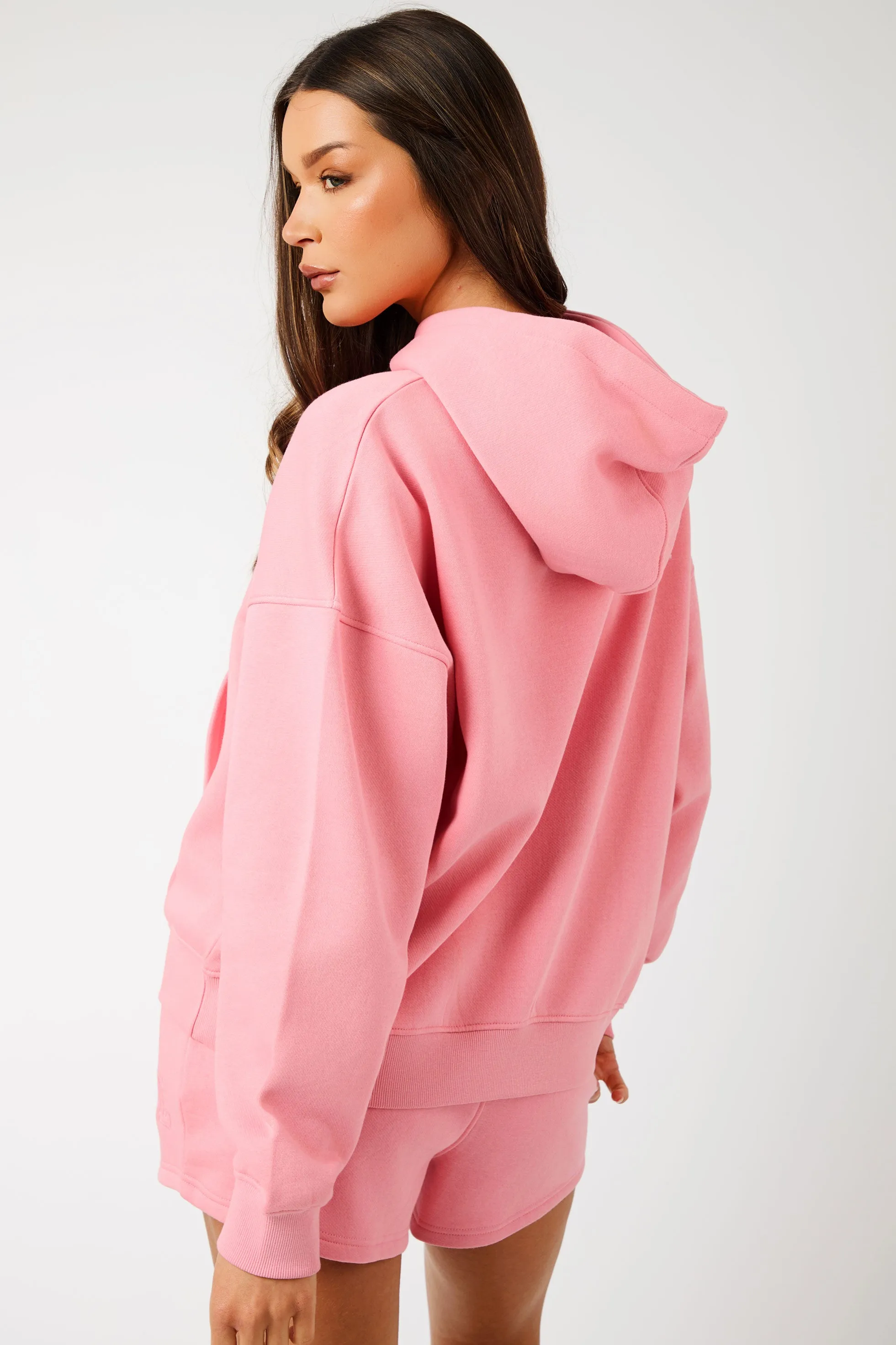 Kaiia KTL Logo Oversized Hoodie Angel Pink sold by Kaiia the label product image thumbnail 4