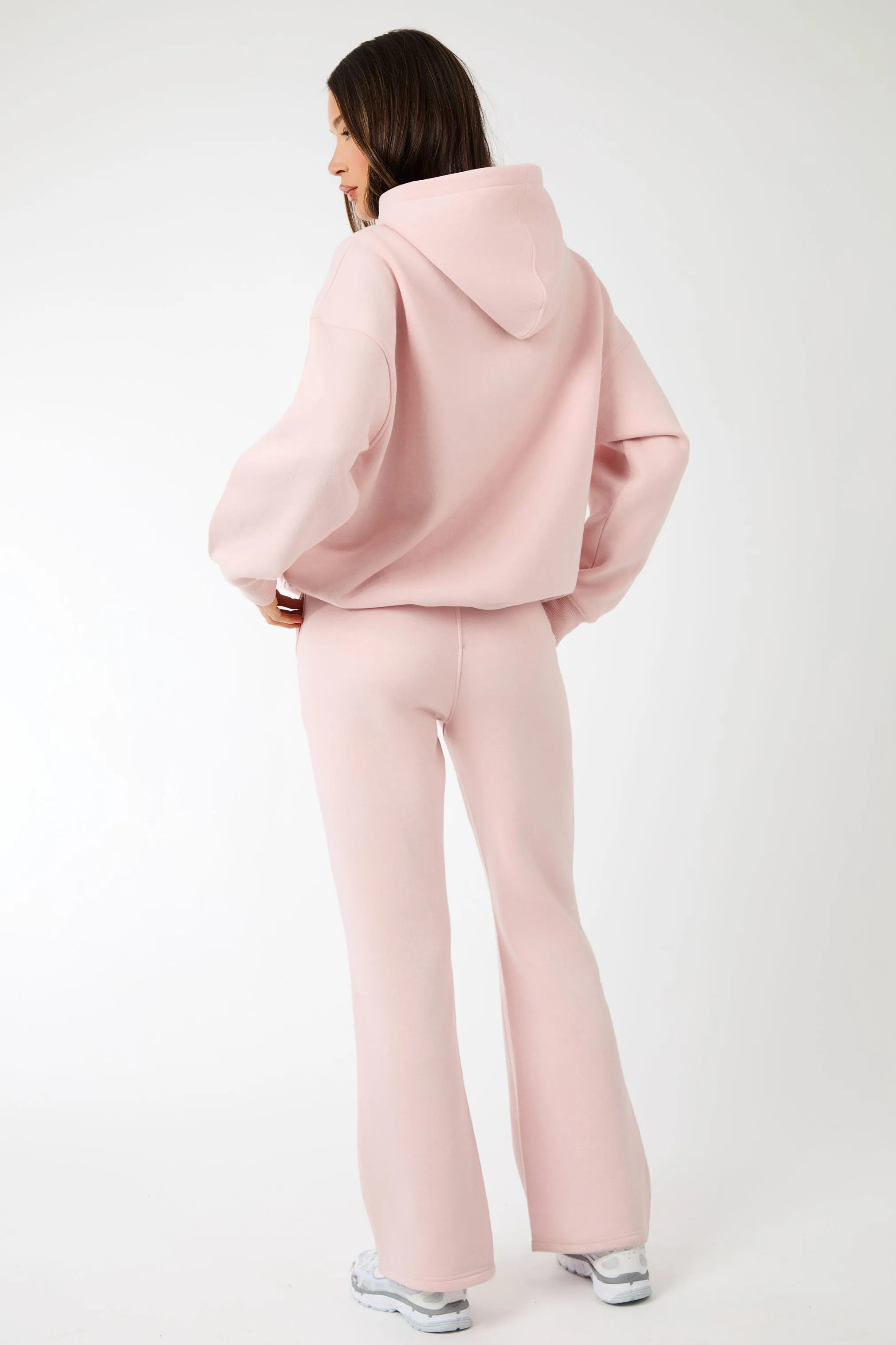 Kaiia Slogan Oversized Hoodie Dusty Pink sold by Kaiia the label product image thumbnail 5