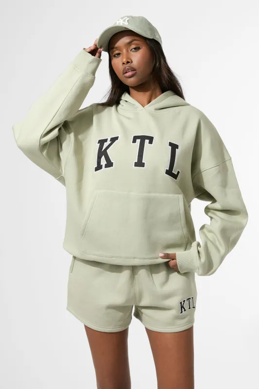 Kaiia KTL Logo Oversized Hoodie Sage made by Kaiia the label