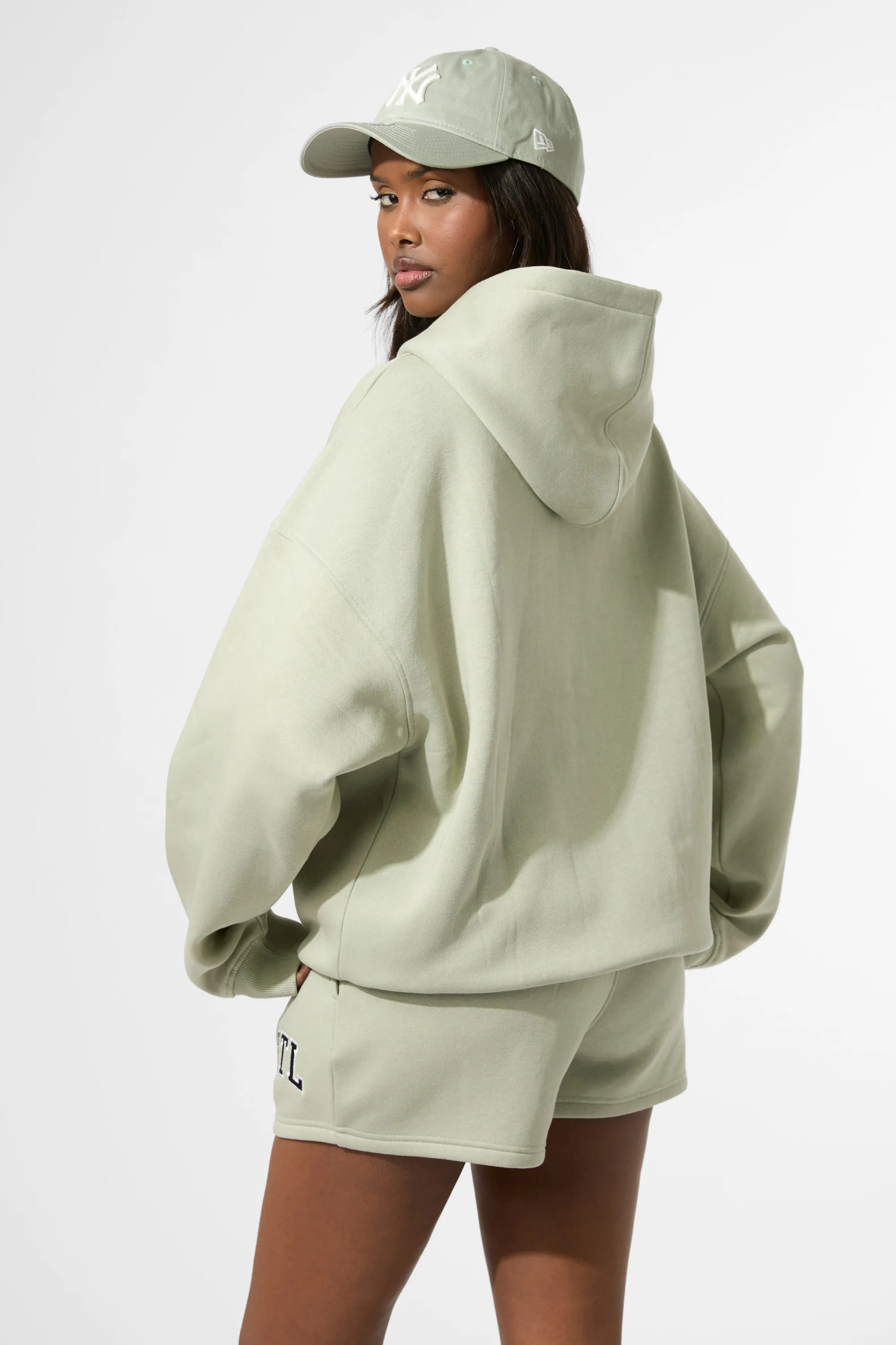 Kaiia KTL Logo Oversized Hoodie Sage sold by Kaiia the label product image thumbnail 3