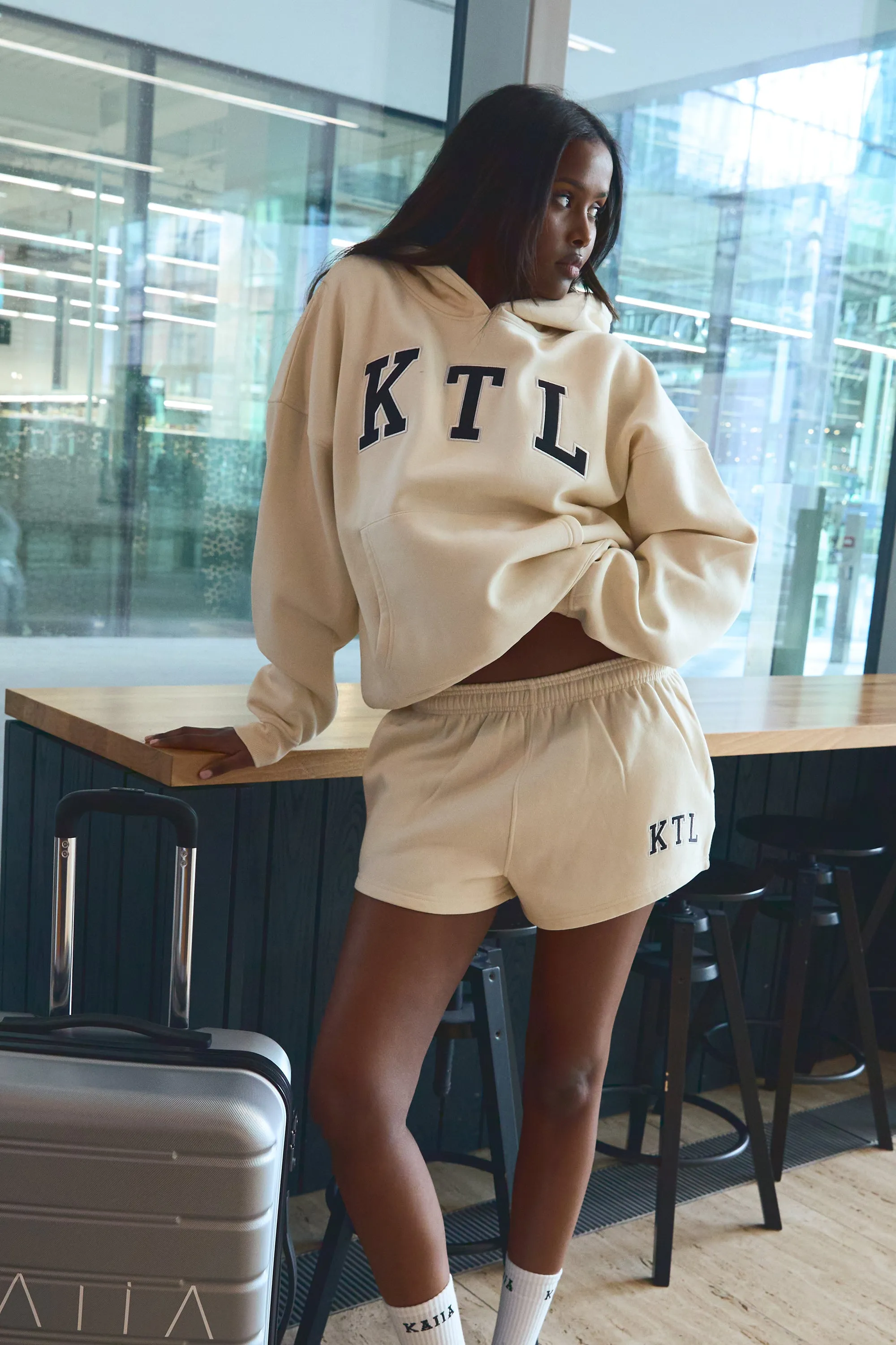 Kaiia KTL Logo Oversized Hoodie Buttercream sold by Kaiia the label product image thumbnail 5