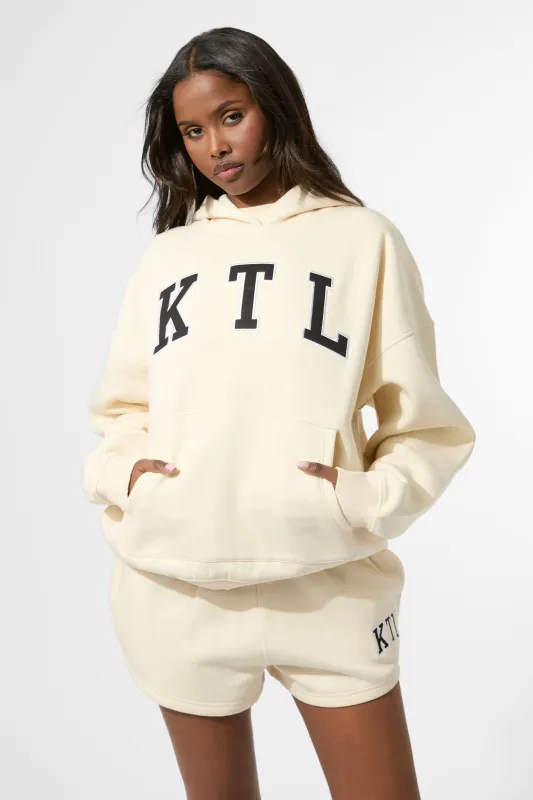 Kaiia KTL Logo Oversized Hoodie Buttercream sold by Kaiia the label
