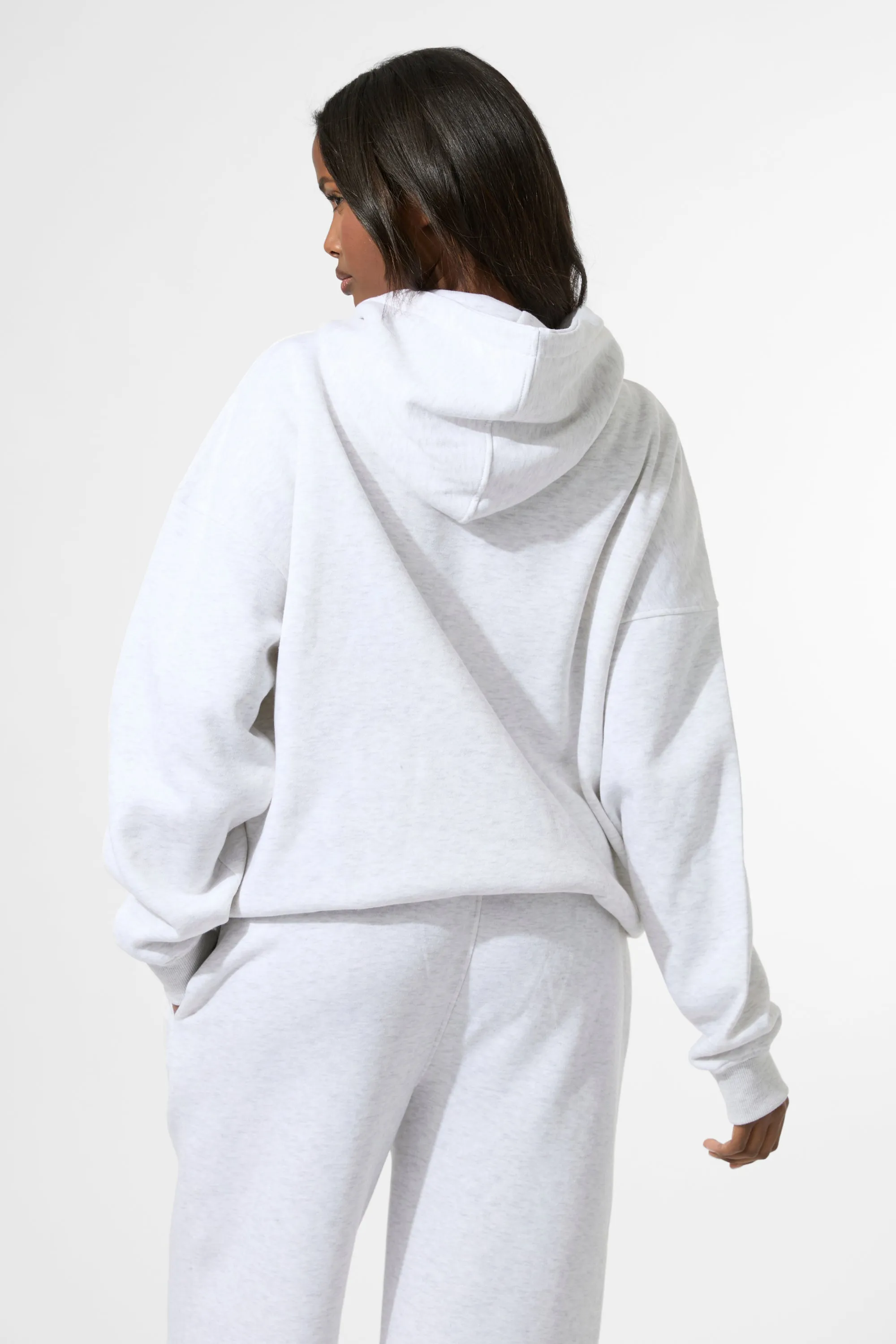 Kaiia KTL Logo Oversized Hoodie Light Grey Marl sold by Kaiia the label product image thumbnail 3