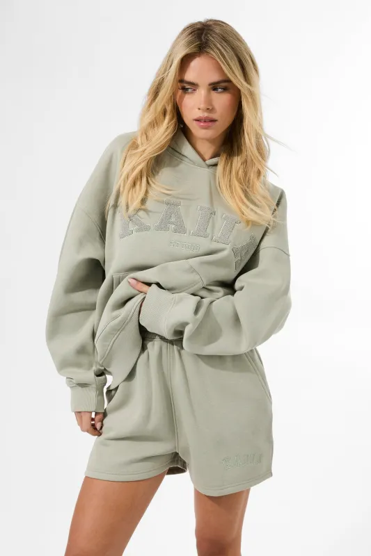 Kaiia Logo Sweat Shorts Matcha made by Kaiia the label