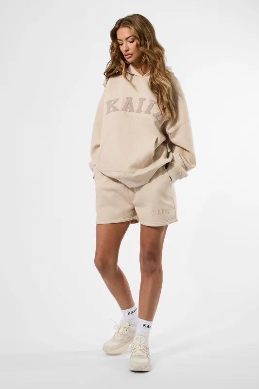 Kaiia Logo Sweat Shorts Truffle sold by Kaiia the label