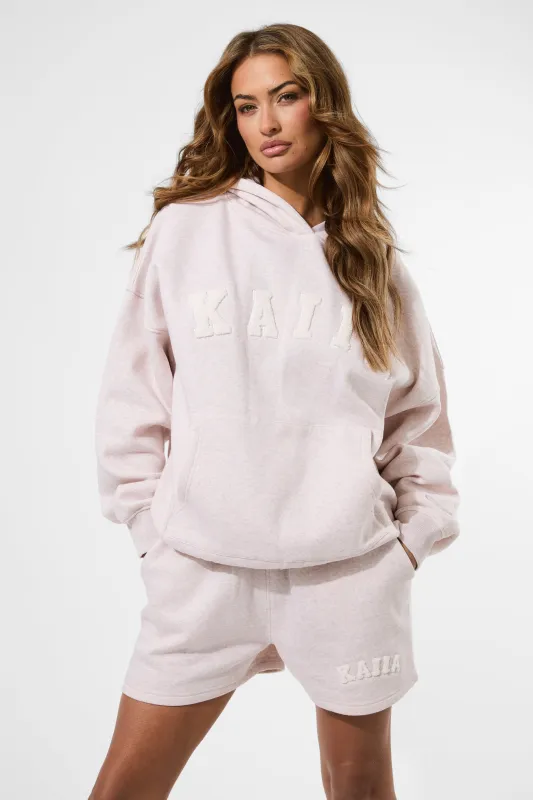 Kaiia Logo Sweat Shorts Oat sold by Kaiia the label