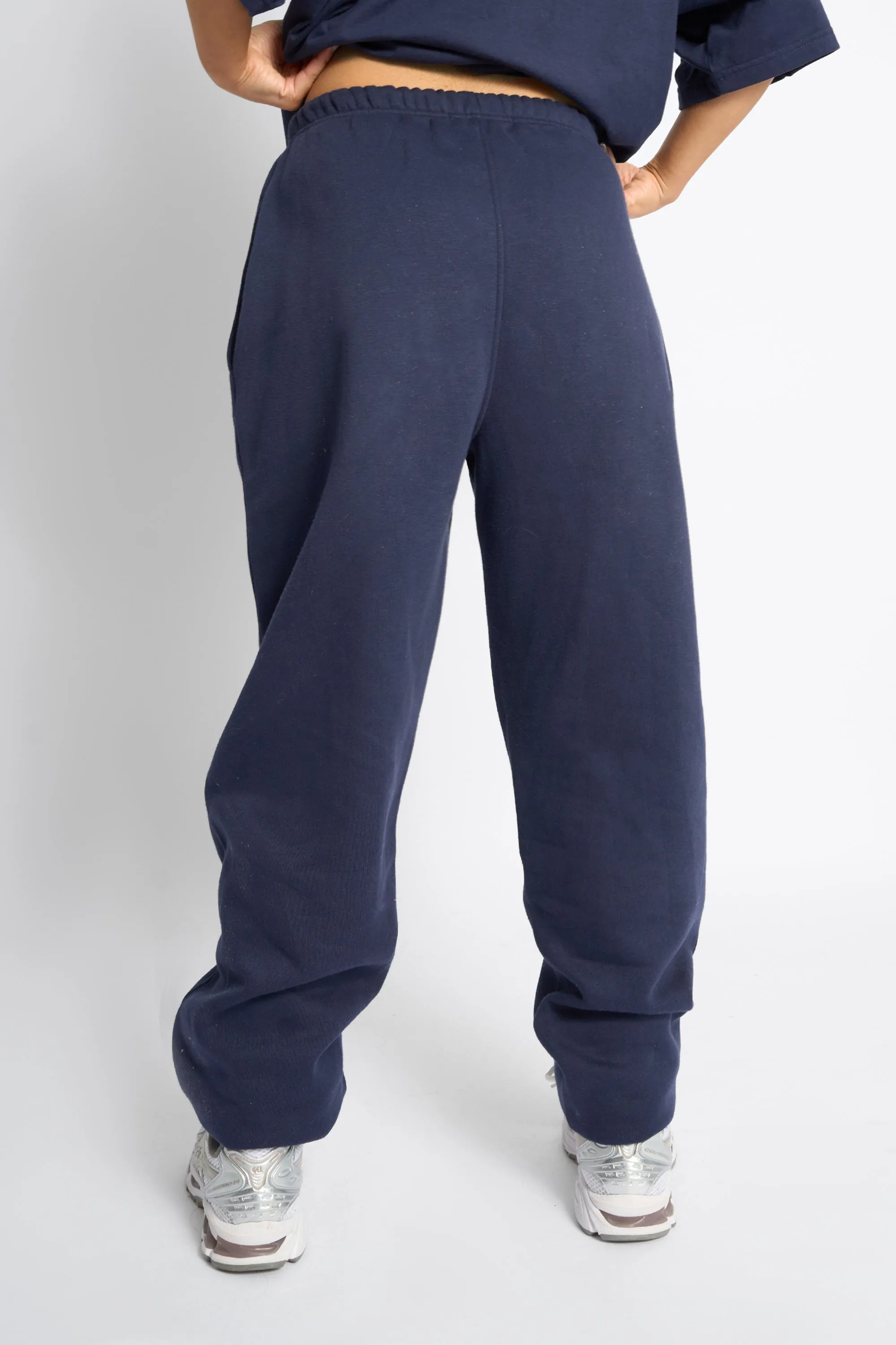 Kaiia Logo Cuffed Leg Joggers Deep Blue sold by Kaiia the label product image thumbnail 3