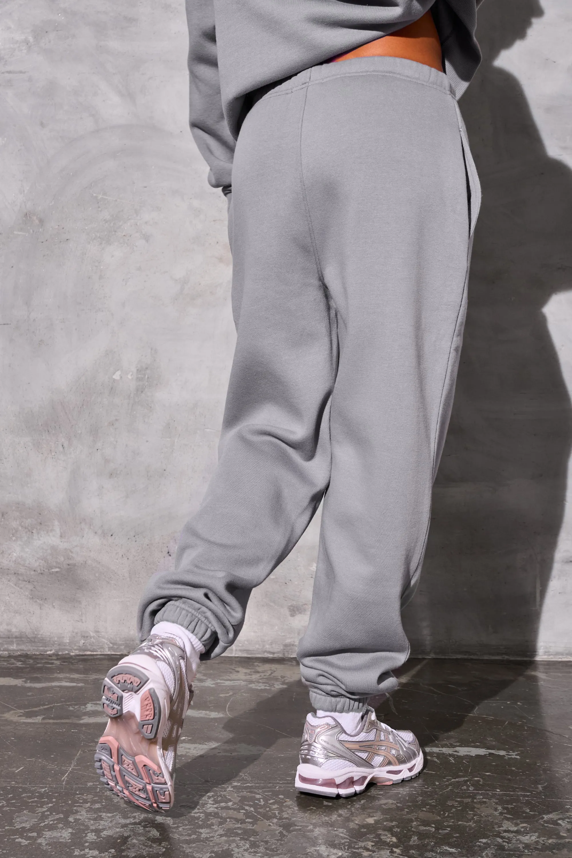 Kaiia Logo Cuffed Joggers Dove Grey sold by Kaiia the label product image thumbnail 3